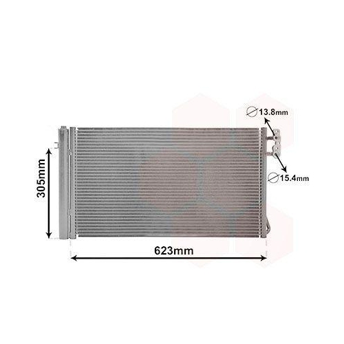 Van Wezel 06005296 Kondensator Klimaanlage für Bmw