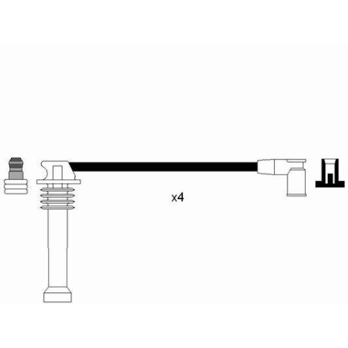 Ngk 6984 Zündleitungssatz für Ford Mazda