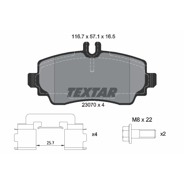 Textar Bremsscheiben 276mm Beläge vorne für MERCEDES A-Klasse W168 Nur A190 A210