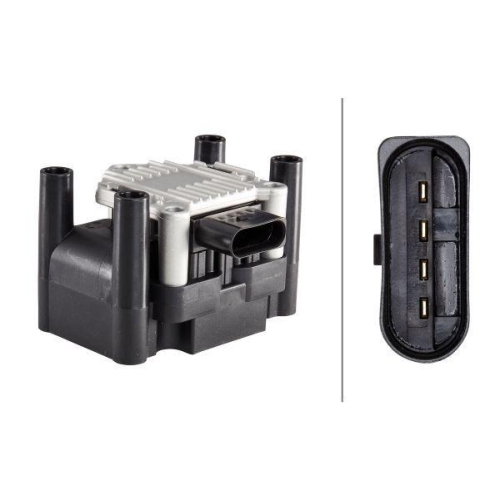 Hella 5DA 358 000-171 Zündspule für Audi Seat Skoda VW