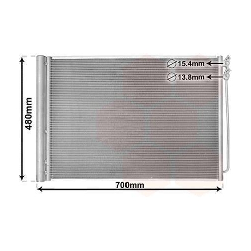 Van Wezel 06005370 Kondensator Klimaanlage für Bmw