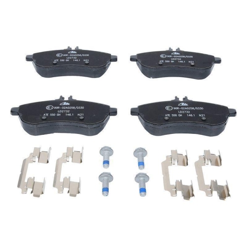 Ate 13.0470-2732.2 Bremsbelagsatz Scheibenbremse Vorderachse für Mercedes Benz