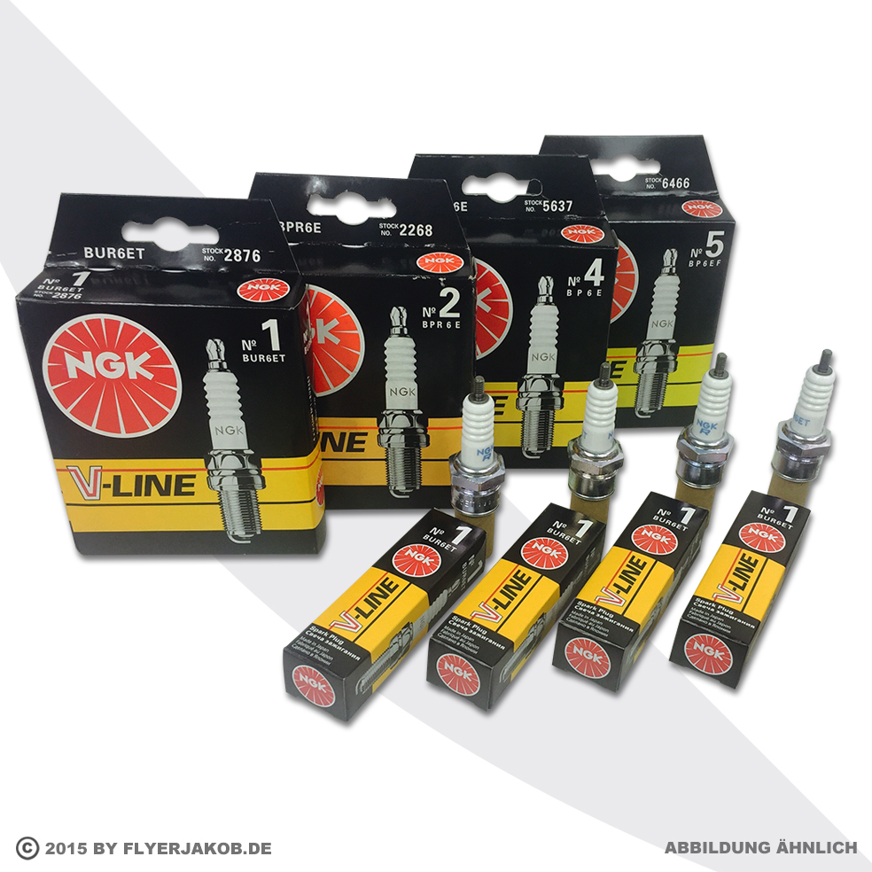 6x NGK ZÜNDKERZEN PLKR7A MERCEDES C-KLASSE W203 W204 E-KLASSE W211 GL+GLK-KLASSE