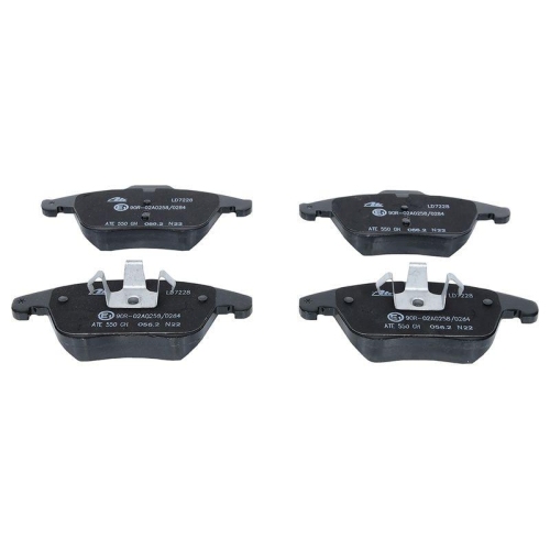 Ate 13.0470-7228.2 Bremsbelagsatz Scheibenbremse Vorderachse für Ford Volvo
