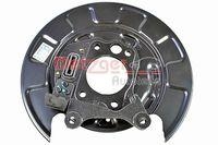 Metzger Autoteile 6117031 Bremsträgerplatte Hinterachse Links für Hyundai