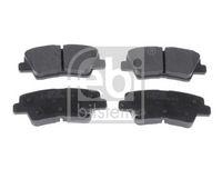 Febi Bilstein 116285 Bremsbelagsatz Scheibenbremse Hinterachse für Hyundai Kia