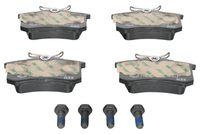 Ate 13.0460-2819.2 Bremsbelagsatz Scheibenbremse Hinterachse für Citroën Fiat