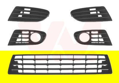 VAN WEZEL Lüftungsgitter, Stoßfänger ** Equipart **