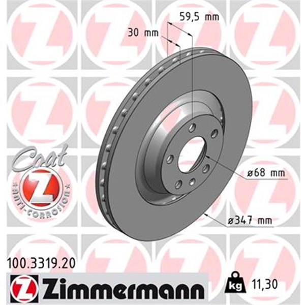 Zimmermann Bremsen  Bremsscheiben  Bremsbeläge für AUDI A6 (4F C6) vorne hinten