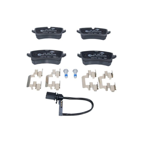 Ate 13.0470-2770.2 Bremsbelagsatz Scheibenbremse Hinterachse für Porsche Vag