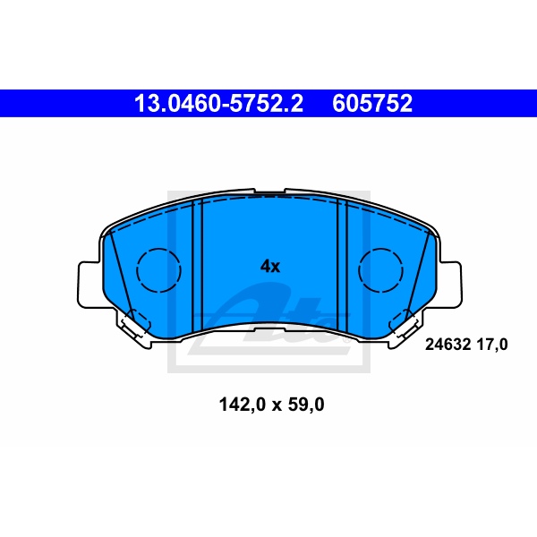 ATE Bremsscheiben Beläge vorne Für Nissan Qashqai J10 X-Trail T31