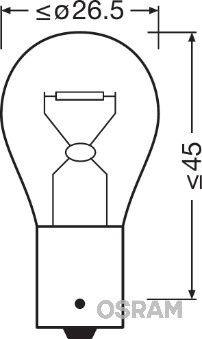 OSRAM Glühlampe, Blinkleuchte ORIGINAL