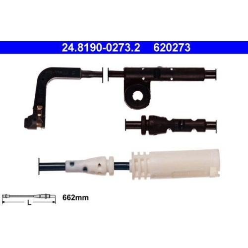 Ate 24.8190-0273.2 Warnkontakt Bremsbelagverschleiß Vorderachse für Bmw