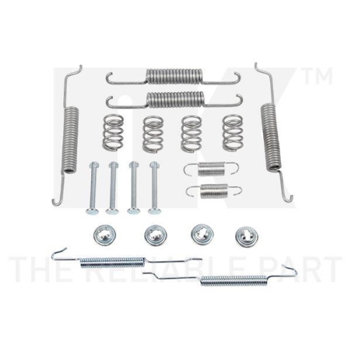 Nk 7947680 Zubehörsatz Bremsbacken Hinterachse für Audi Seat Skoda VW