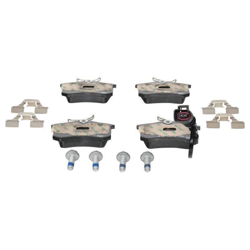 Ate 13.0460-2877.2 Bremsbelagsatz Scheibenbremse Hinterachse für Seat Skoda Vag