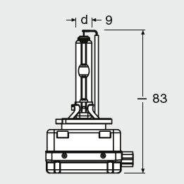 OSRAM Glühlampe, Fernscheinwerfer XENARC ORIGINAL