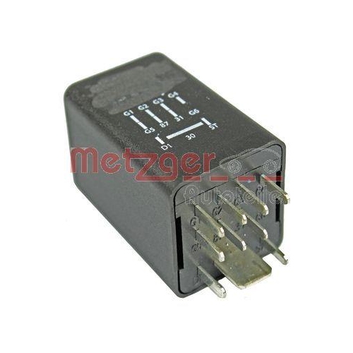 Metzger Autoteile 0884016 Relais Glühanlage für VW