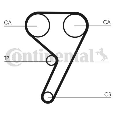 CONTI TECH ZAHNRIEMEN-KIT + WASSERPUMPE CT 881 WP2 FORD FIESTA VI 1.25 CT881WP2