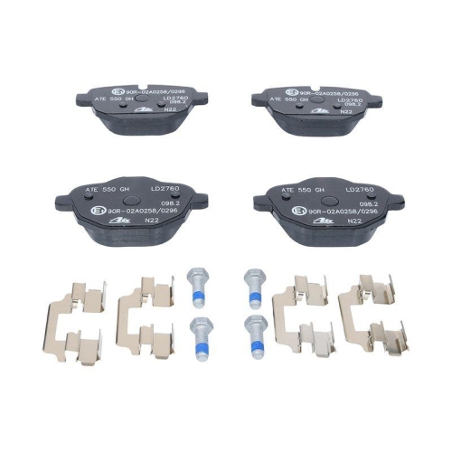 Ate 13.0470-2760.2 Bremsbelagsatz Scheibenbremse Hinterachse für Bmw