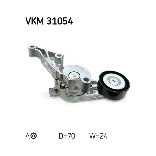 Skf VKM 31054 Riemenspanner Keilrippenriemen Mitte Oben für Audi Ford Seat Skoda