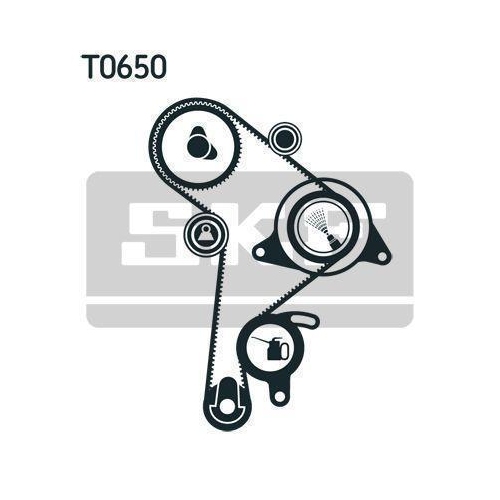 Skf VKMA 01014 Zahnriemensatz für Audi Ford Seat Skoda VW