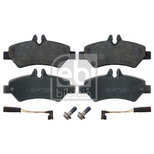 Febi Bilstein 16708 Bremsbelagsatz Scheibenbremse Hinterachse für Mercedes Benz