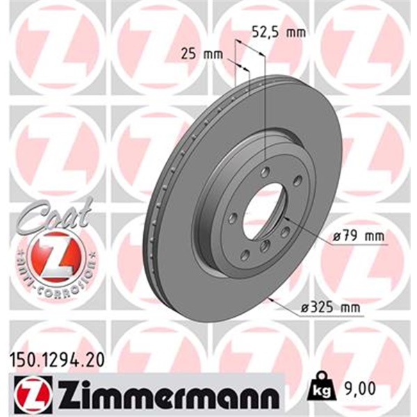 Zimmermann Bremsen  Bremsscheiben  Beläge  Wako für BMW 3Er E46 330I 330D vorne