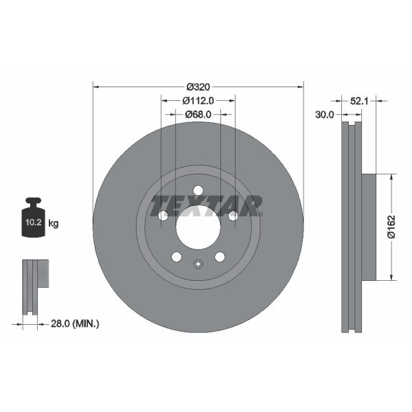 Textar Bremsscheiben Beläge vorne für AUDI A6 Avant 2.0 Tdi Ultra S Tronic