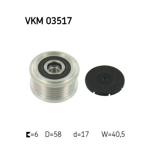 Skf VKM 03517 Generatorfreilauf für Opel Vauxhall