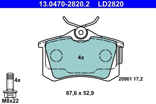 ATE BREMSSCHEIBEN + CERAMIC BELÄGE VORNE HINTEN für VW GOLF 5 6 A3 OCTAVIA LEON