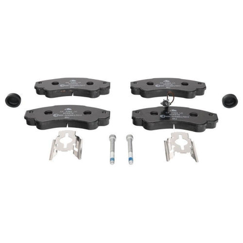 Ate 13.0460-4979.2 Bremsbelagsatz Scheibenbremse Vorderachse für Citroën Fiat