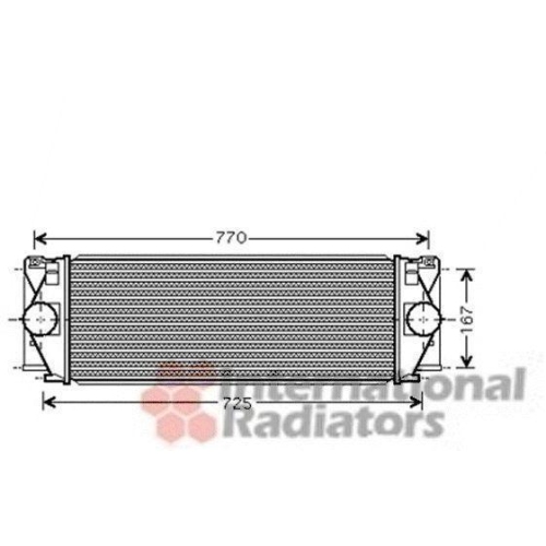 Van Wezel 30004396 Ladeluftkühler für Mercedes Benz Mercedes Benz Mercedes Benz