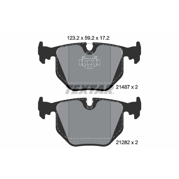 Textar Bremsscheiben 320mm Beläge hinten für BMW X3 E83 Auch Xdrive