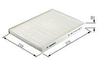 Bosch 1 987 432 431 Filter Innenraumluft für Audi Porsche VW