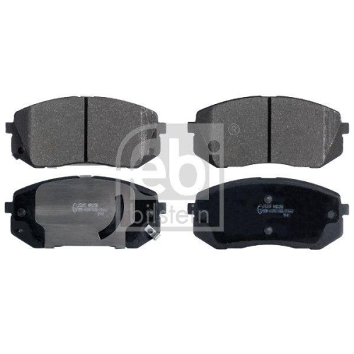 Febi Bilstein 116265 Bremsbelagsatz Scheibenbremse Vorderachse für Hyundai Kia