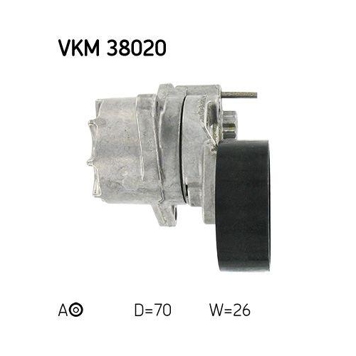 Skf VKM 38020 Riemenspanner Keilrippenriemen Links Oben Rechts Rechts Unten Jeep