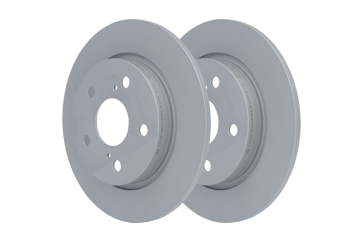 ATE Bremsscheiben Ø270mm + Beläge hinten für TOYOTA Auris E150