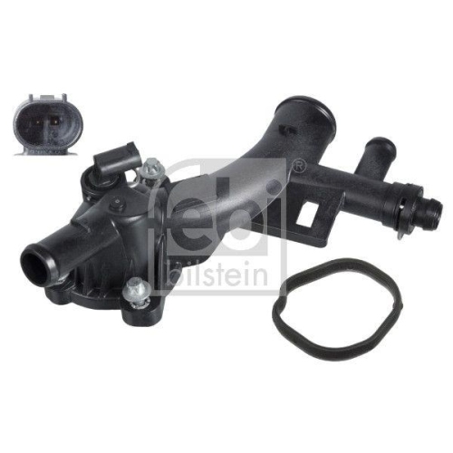 Kühlwasserflansch mit Dichtung