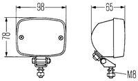 Hella 2ZR 003 030-171 Rückfahrleuchte Hinten für Aebi Auwärter Citroën Fiat O&k