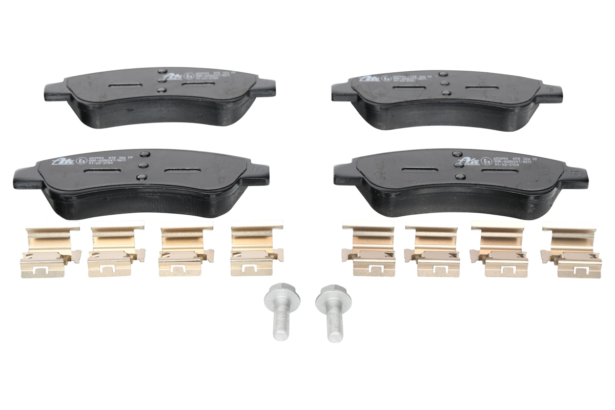 ATE BREMSSCHEIBEN + BELÄGE VORNE + HINTEN PEUGEOT 206 + CC Cabrio + SW Kombi