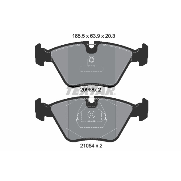 Textar Bremsscheiben Beläge vorne hinten für BMW 3Er E46 330I/330D