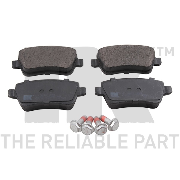 NK Bremsenset hinten Bremsscheiben + Bremsbeläge für OPEL Vectra C