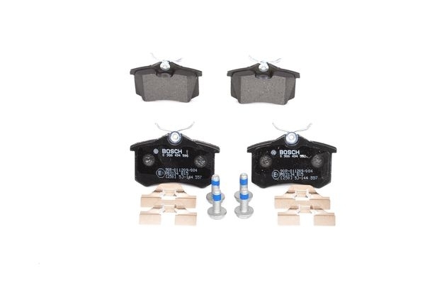 Bosch BREMSE BREMSEN BREMSSCHEIBEN KIT HINTEN AUDI A3 8P1 PR 1KQ 1KD