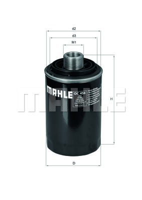 MAHLE/KNECHT Ölwechselfilter OC 456  