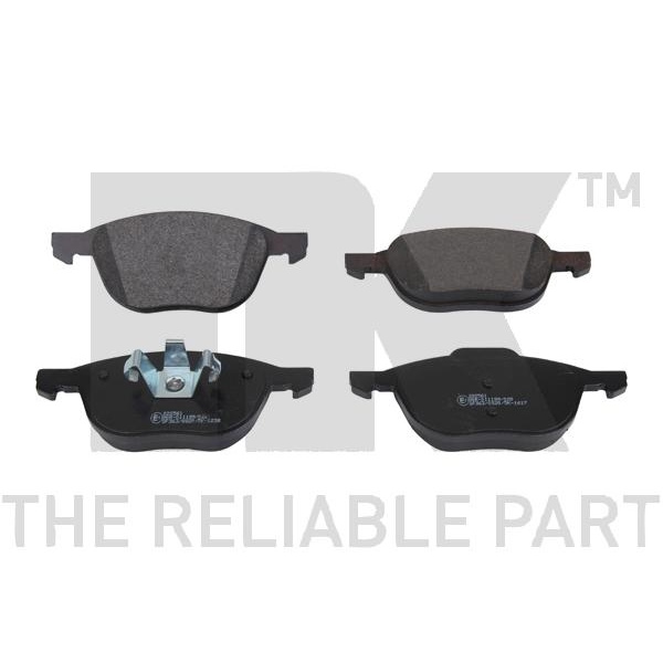 NK Bremsscheiben + Beläge vorne + hinten für FORD Focus Ii + C-Max + Focus C-Max