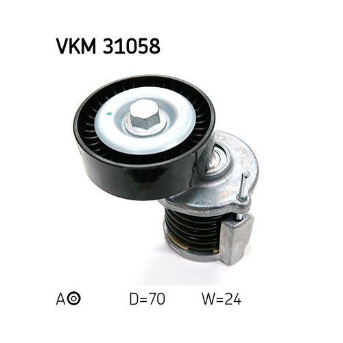 Skf VKM 31058 Riemenspanner Keilrippenriemen Mitte Mitte Links Links Oben für VW