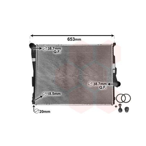 Van Wezel 06002278 Kühler Motorkühlung für Bmw
