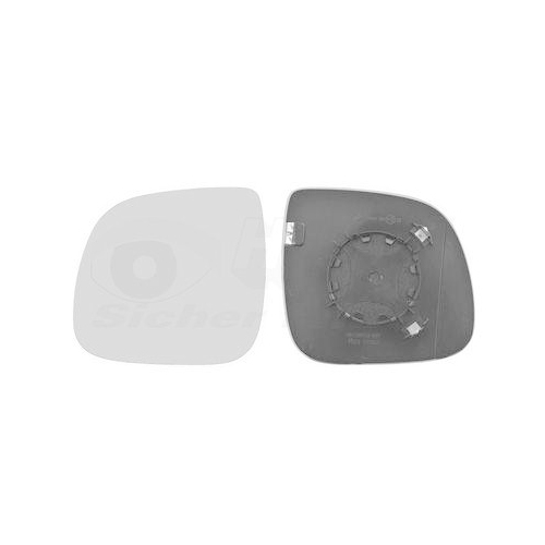 Van Wezel Spiegelglas 5790837, Außenspiegel asphärisch, links