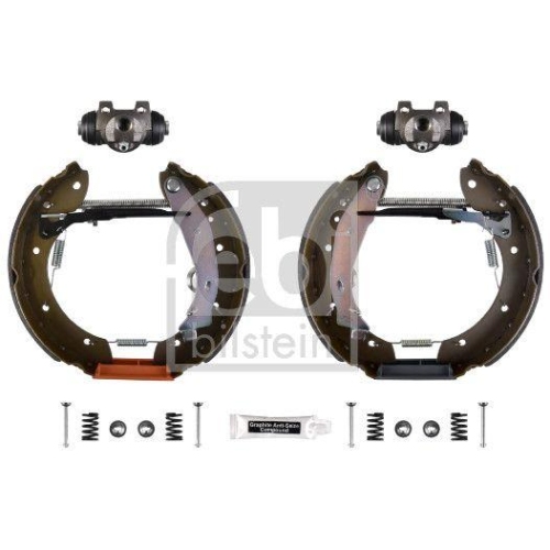Febi Bilstein 37486 Bremsbackensatz Hinterachse für Citroën Peugeot