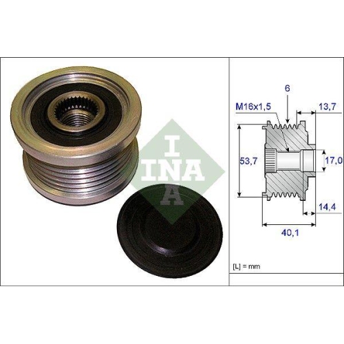 Original INA Generatorfreilauf 535 0202 10